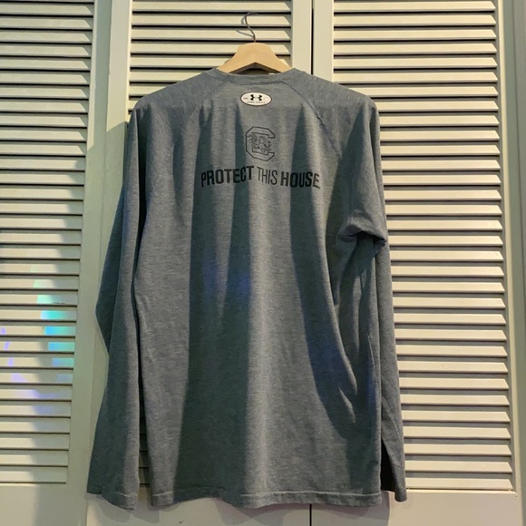 Long sleeve gray Carolina Gamecocks shirt - Picture 1 of 7